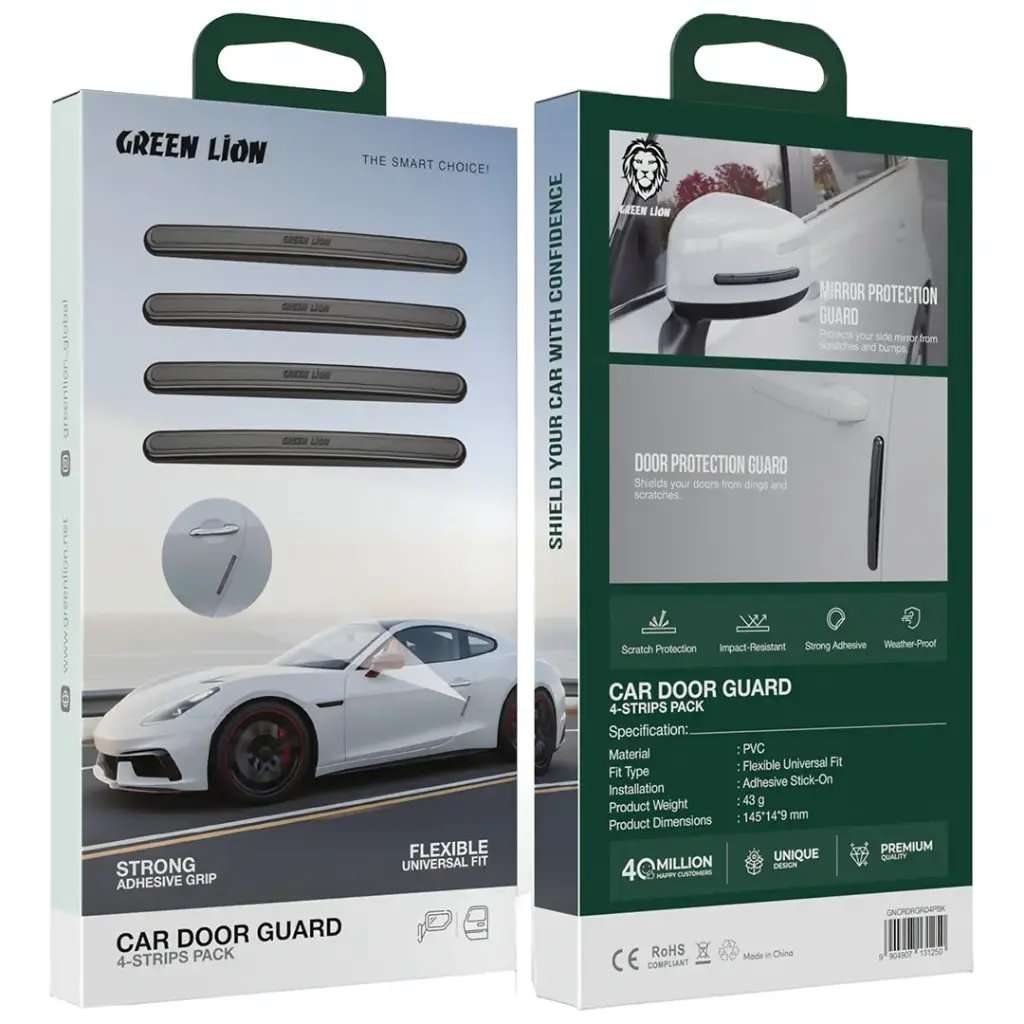 Green Lion Car Door Guard 4-Strip Pack - Linkphones Center